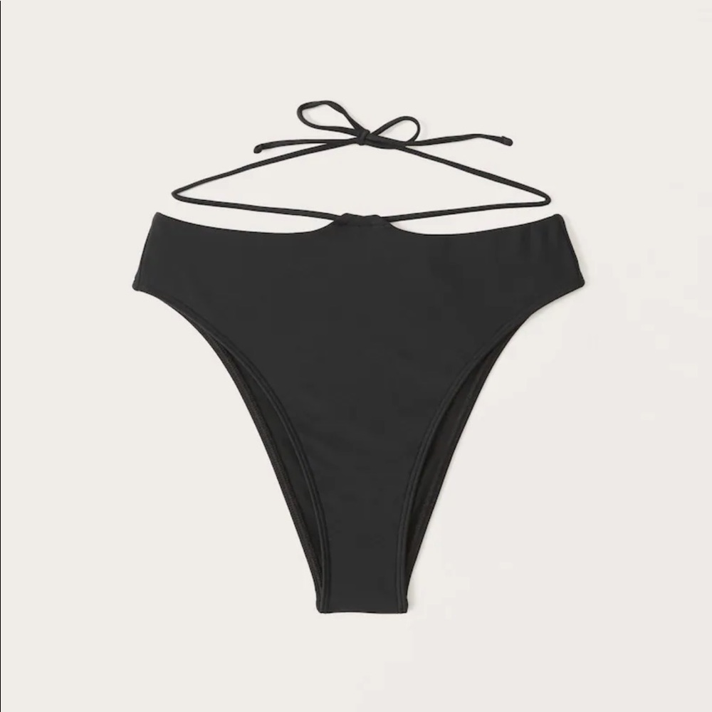 Strappy High-Waist High-Leg Cheeky Bottoms